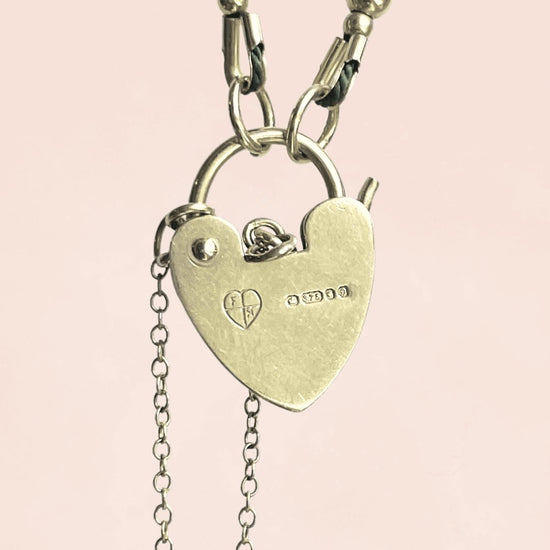 9k Solid Gold Heart Lock | Only 1 available - Teeny Bead Co.