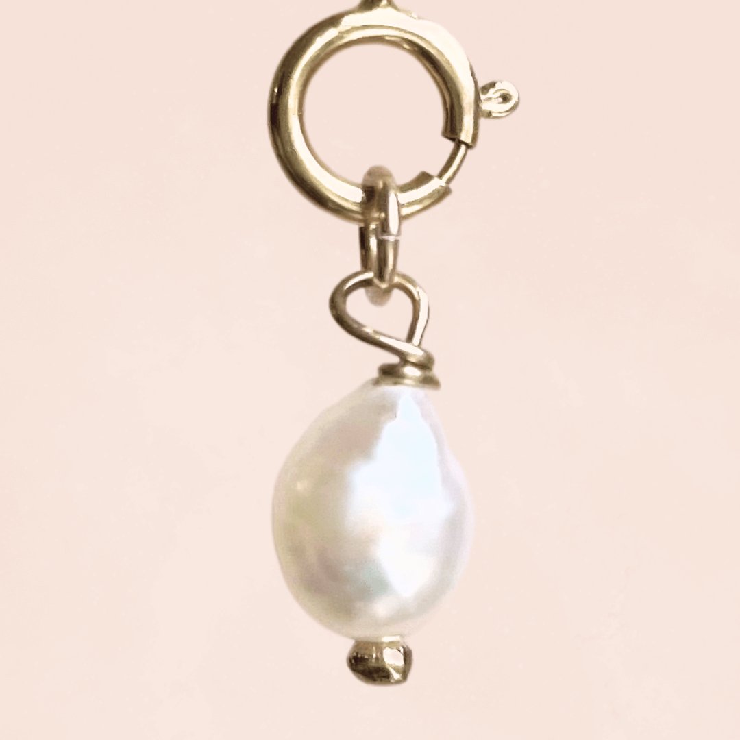 Single 5-6mm Baroque Freshwater Pearl (14k Gold Filled) - Teeny Bead Co.