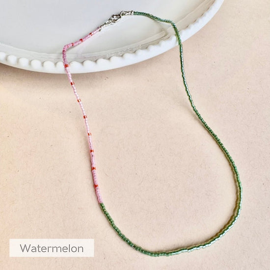 The Delica Dot Necklace - Teeny Bead Co.