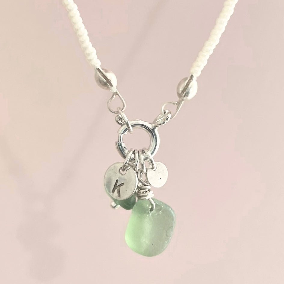 "Get me with those green eyes" Charm Jumble Necklace | Ready to Ship - Teeny Bead Co.