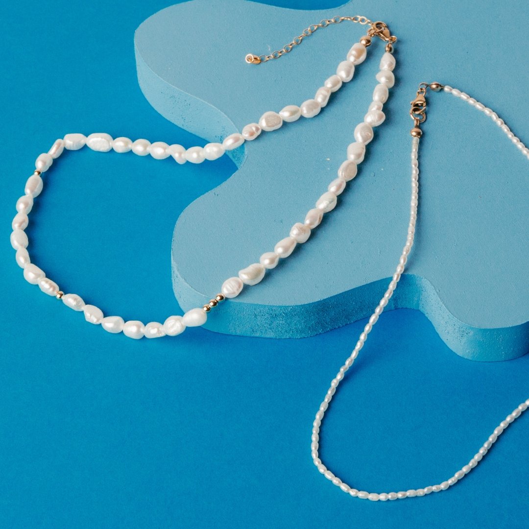 The Classic Pearl Necklace - Teeny Bead Co.