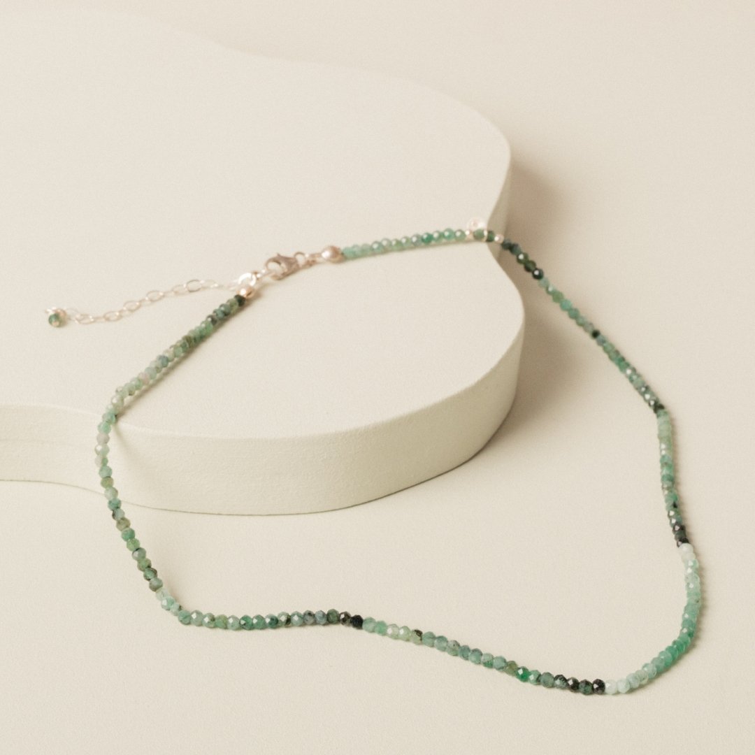Load image into Gallery viewer, The Gemstone Necklace - Teeny Bead Co.
