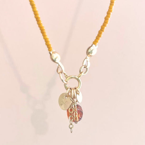 "The rust on your door" Charm Jumble Necklace | Ready to Ship - Teeny Bead Co.